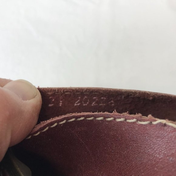 London Underground 90s Chunky Wood Platform Red Sandals Size 6 Wide Sole - Picture 7 of 8